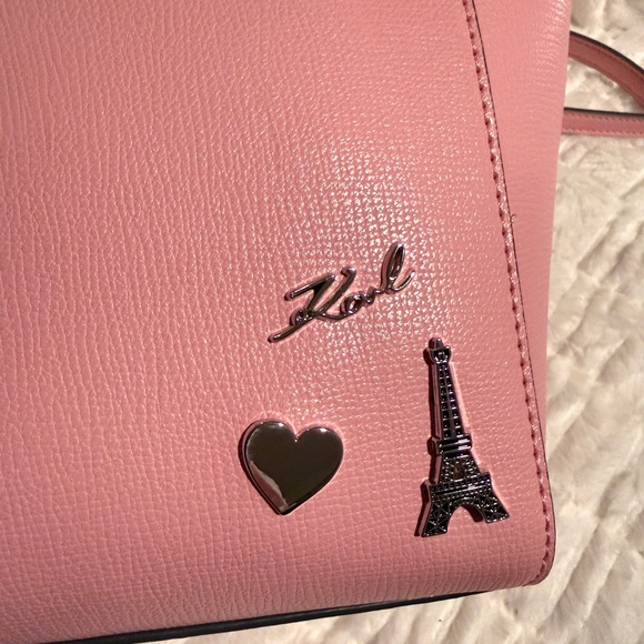 Karl Lagerfeld Pink Satchel Bag - Picture 7 of 8